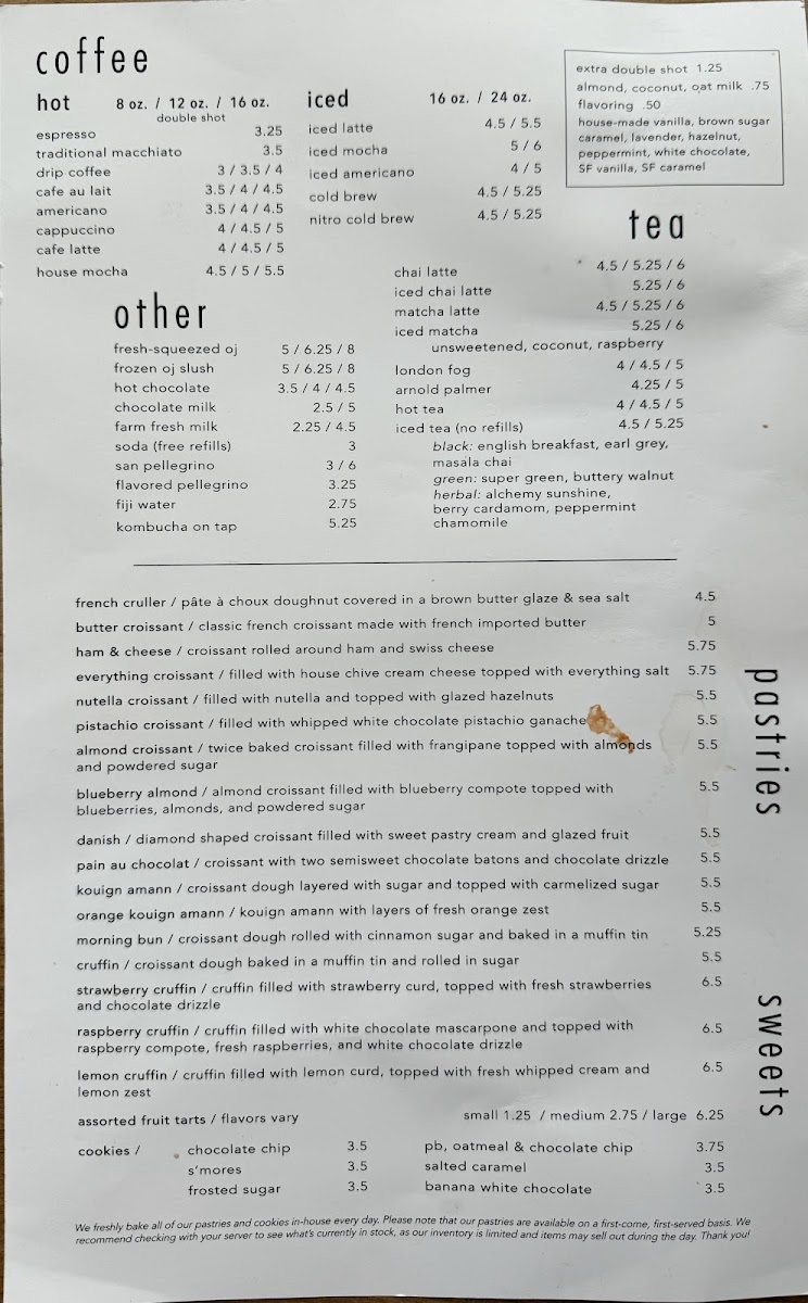 Beaumont Bakery & Cafe Menu - Image 6